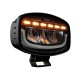 ΠΡΟΒΟΛΕΑΣ ΜΕ ΠΟΡΤΟΚΑΛΙ LED ΦΛΑΣ GLARE OVAL-PRO DEMON LINE 10>30V 51 LED 60W 3500lm 247x175x93mm LAMPA - 1 ΤΕΜ.
