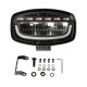 ΠΡΟΒΟΛΕΑΣ ΜΕ ΠΟΡΤΟΚΑΛΙ LED ΦΛΑΣ GLARE OVAL-PRO DEMON LINE 10>30V 51 LED 60W 3500lm 247x175x93mm LAMPA - 1 ΤΕΜ.
