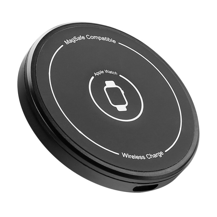 Μαγνητικός, Ασύρματος Φορτιστής Mag Wireless Charging Pad 3 in 1 της σειράς Optiline για Qi Ασύρματη φόρτιση συσκευών με θύρα USB Type C 15W, Καλώδιο 100 cm και MagSafe τεχνολογία