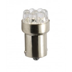 R5W 24V P21W BA15s LED 9xFlux 5mm ΚΙΤΡΙΝΟ (ΜΟΝΟΠΟΛΙΚΟ) 1ΤΕΜ. M-TECH