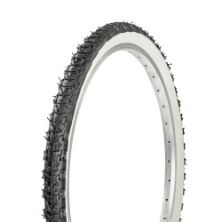 ΛΑΣΤΙΧΟ ΠΟΔΗΛΑΤΟΥ MTB 24x1,75 ΜΑΥΡΟ-ΑΣΠΡΟ LAMPA - 1 τεμ.