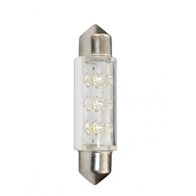 ΛΑΜΠΑΚΙΑ ΠΛΑΦΟΝΙΕΡΑΣ C5W 24V 0,24W SV8,5 41mm LED 6xFlux 3mm ΛΕΥΚΟ 1ΤΕΜ. M-TECH ΛΑΜΠΑΚΙΑ ΠΛΑΦΟΝΙΕΡΑΣ C5W 24V 0,24W SV8,5 41mm LED 6xFlux 3mm ΛΕΥΚΟ 1ΤΕΜ. M-TECH