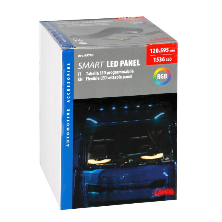 ΠΑΝΕΛ ΕΥΚΑΜΠΤΟ SMART LED PANEL 1536 LED 120x595mm RGB ΜΕ ΚΑΛΩΔΙΟ 450cm ΓΙΑ USB & REMOTE CONTROL LAMPA - 1 ΤΕΜ. ΠΑΝΕΛ ΕΥΚΑΜΠΤΟ SMART LED PANEL 1536 LED 120x595mm RGB ΜΕ ΚΑΛΩΔΙΟ 450cm ΓΙΑ USB & REMOTE CONTROL LAMPA - 1 ΤΕΜ.