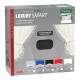 ΚΟΥΡΤΙΝΕΣ ΝΤΑΛΙΚΑΣ LUXURY SMART ΜΑΥΡΟ/ΚΟΚΚΙΝΟ ΣΕΤ LAMPA - 5 ΤΕΜ.