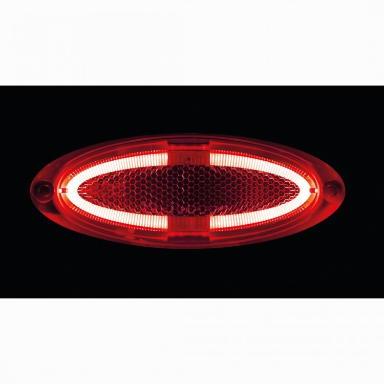 ΦΩΣ ΟΓΚΟΥ 4LED ΚΟΚΚΙΝΟ SMD 12/24V 124mm 1ΤΕΜ.