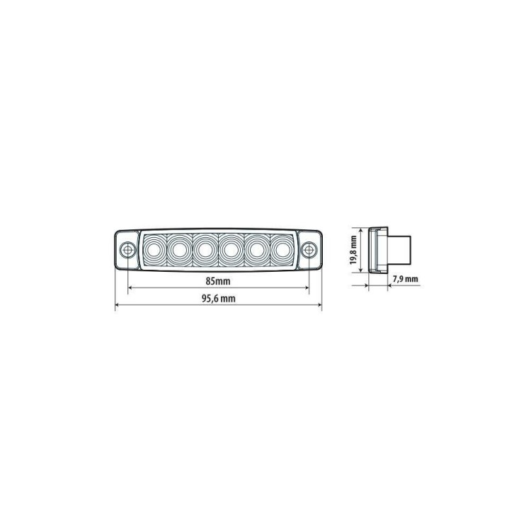 ΦΩΣ ΟΓΚΟΥ 9>32V 6 LED ΛΕΥΚΟ ΔΙΑΦΑΝΟ 95,6x19,8mm ΜΕ ΕΓΚΡΙΣΗ ΤΥΠΟΥ E148 LAMPA - 1 Τεμ. ΦΩΣ ΟΓΚΟΥ 9>32V 6 LED ΛΕΥΚΟ ΔΙΑΦΑΝΟ 95,6x19,8mm ΜΕ ΕΓΚΡΙΣΗ ΤΥΠΟΥ E148 LAMPA - 1 Τεμ.