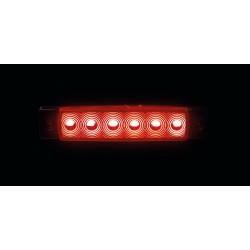 ΦΩΣ ΟΓΚΟΥ 9>32V 6 LED ΚΟΚΚΙΝΟ ΧΡΩΜΑ 95,6x19,8mm ΜΕ ΕΓΚΡΙΣΗ ΤΥΠΟΥ E148 LAMPA -  20 Τεμ.