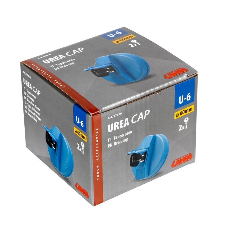 Lampa Τάπα Ρεζερβουάρ Φορτηγού Urea/AdBlue U-6 - Ø 60 mm - Με Κλειδαριά 1τεμ (L9781.0)
