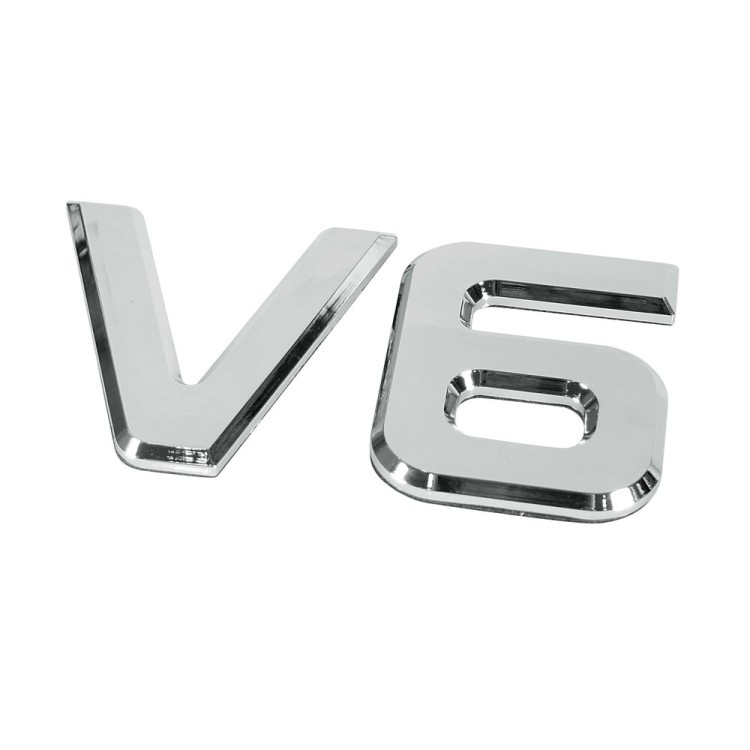 ΜΕΤΑΛΛΙΚΟ ΣΗΜΑ V6 165x92mm 1ΤΕΜ. ΜΕΤΑΛΛΙΚΟ ΣΗΜΑ V6 165x92mm 1ΤΕΜ.