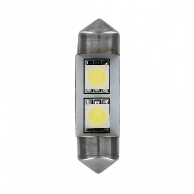 ΛΑΜΠΑΚΙ ΠΛΑΦΟΝΙΕΡΑΣ 24V 9x31mm 15lm HYPER-LED6 ΛΕΥΚΟ 2SMDx3chips (ΔΙΠΛΗΣ ΠΟΛΙΚΟΤΗΤΑΣ) LAMPA - ΣΑΚΟΥΛΑ 20 ΤΕΜ.