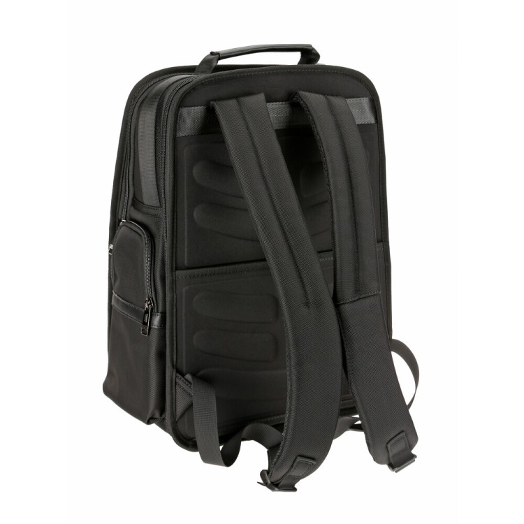 ΤΣΑΝΤΑ ΠΛΑΤΗΣ BACK PACK ZAINO BK-01 ΣΕ ΜΑΥΡΟ ΧΡΩΜΑ 32x45x22cm