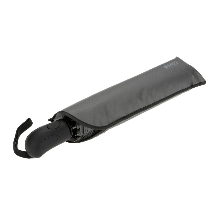 ΟΜΠΡΕΛΑ COMPACT MIDI Φ98cm ΑΝΤΙΑΝΕΜΙΚΗ ΜΕ ΑΥΤΟΜΑΤΟ ΑΝΟΙΓΜΑ ΣΕ ΓΚΡΙ ΧΡΩΜΑ LAMPA - 1 ΤΕΜ.