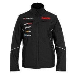 ΜΠΟΥΦΑΝ/ΤΖΑΚΕΤ ΜΑΚΡΥΜΑΝΙΚΟ LAMPA (M) ΣΕ ΜΑΥΡΟ ΧΡΩΜΑ ΜΕ ΑΠΟΣΠΩΜΕΝΑ ΜΑΝΙΚΙΑ