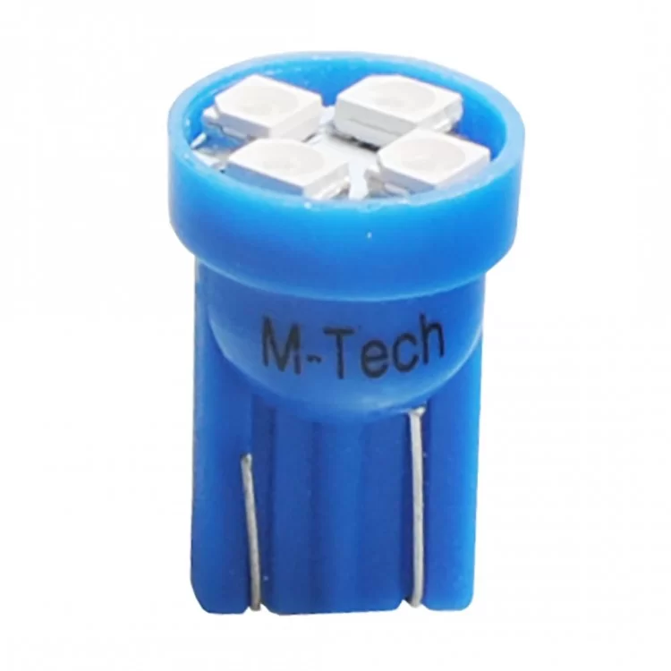 T10 W5W 12V W2,1x9,5d LED 4xSMD3528 ΜΠΛΕ (ΚΑΡΦΩΤΟ ΑΚΑΛΥΚΟ) BLISTER 2ΤΕΜ. M-TECH T10 W5W 12V W2,1x9,5d LED 4xSMD3528 ΜΠΛΕ (ΚΑΡΦΩΤΟ ΑΚΑΛΥΚΟ) BLISTER 2ΤΕΜ. M-TECH