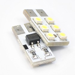 T10 W5W 12V W2,1x9,5d LED 6xSMD3528 ΛΕΥΚΟ (ΚΑΡΦΩΤΟ ΑΚΑΛΥΚΟ) BLISTER 2ΤΕΜ. M-TECH T10 W5W 12V W2,1x9,5d LED 6xSMD3528 ΛΕΥΚΟ (ΚΑΡΦΩΤΟ ΑΚΑΛΥΚΟ) BLISTER 2ΤΕΜ. M-TECH
