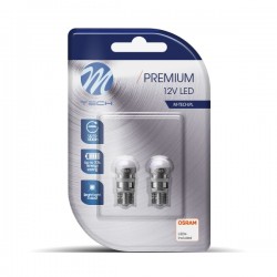 T10 W5W 12V W2.1x9.5d 1xSMD3030 LED ΛΕΥΚΟ CAN-BUS BLISTER 2ΤΕΜ. M-TECH T10 W5W 12V W2.1x9.5d 1xSMD3030 LED ΛΕΥΚΟ CAN-BUS BLISTER 2ΤΕΜ. M-TECH