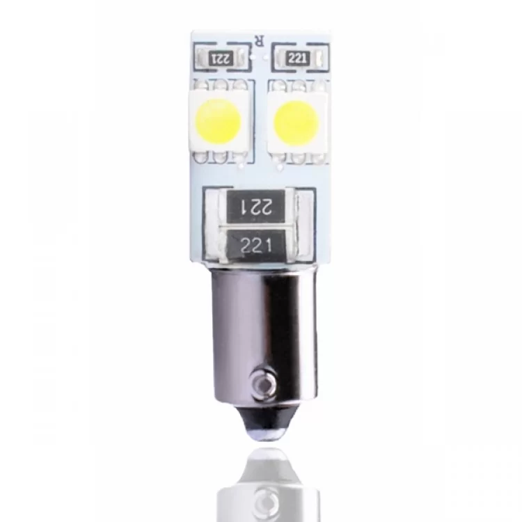 Λάμπα Ba9s 4xSMD 5050 CAN-BUS 12V Λευκή 2τεμ Λάμπα Ba9s 4xSMD 5050 CAN-BUS 12V Λευκή 2τεμ