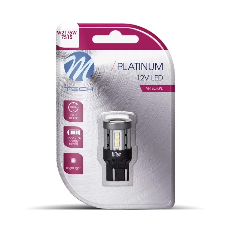 ΛΑΜΠΑΚΙ W21/5W T20 7443 W3x16q 12/24V 600lm 4W 15x3030SMD LED CAN-BUS PLATINIUM ΛΕΥΚΟ BLISTER - 1 ΤΕΜ. ΛΑΜΠΑΚΙ W21/5W T20 7443 W3x16q 12/24V 600lm 4W 15x3030SMD LED CAN-BUS PLATINIUM ΛΕΥΚΟ BLISTER - 1 ΤΕΜ.