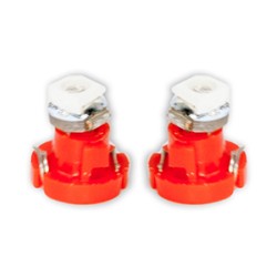 ΛΑΜΠΑΚΙΑ LED T3 12V 1xSMD LED 6.000K ΚΟΚΚΙΝΟ ΦΩΣ 8mm DGA - 2ΤΕΜ.