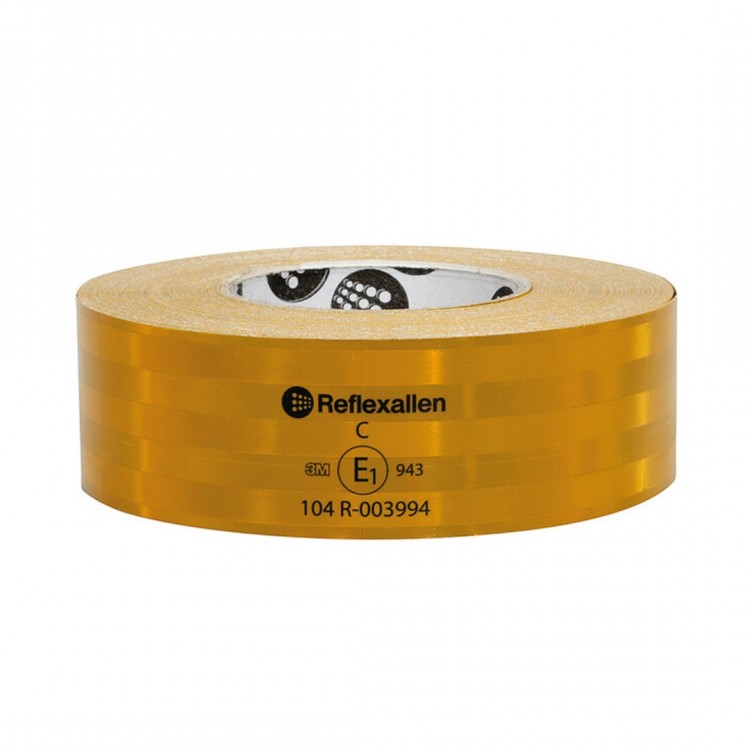 ΤΑΙΝΙΑ ΑΝΑΚΛΑΣΤΙΚΗ ΚΙΤΡΙΝΗ ΑΥΤΟΚΟΛΛΗΤΗ REFLEXALLEN VALUE VERSION 50mmX50m