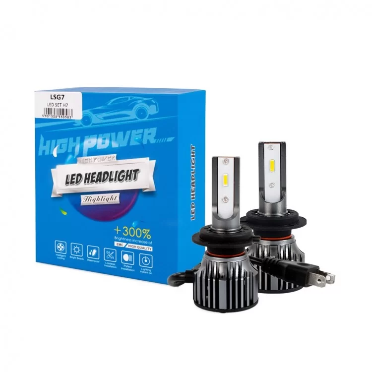H7 12>24V 6.500K 6.400lm 50W CSP1860 LED LSG SERIES +300% KIT M-TECH - 2 ΤΕΜ. H7 12>24V 6.500K 6.400lm 50W CSP1860 LED LSG SERIES +300% KIT M-TECH - 2 ΤΕΜ.