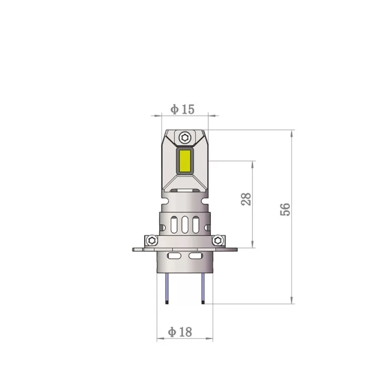 ΛΑΜΠΕΣ H7 12V 2x 21W max6.000K 4600lm PRO SMART SERIES LED M-TECH - 2 τεμ. ΛΑΜΠΕΣ H7 12V 2x 21W max6.000K 4600lm PRO SMART SERIES LED M-TECH - 2 τεμ.