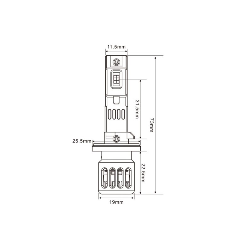 ΛΑΜΠΕΣ LED H27 880/H27 881 12V 70W 4000lm 6.000K CSP 3570 LED KIT CAN-BUS PREMIUM SMART SERIES M-TECH - 2 τεμ. ΛΑΜΠΕΣ LED H27 880/H27 881 12V 70W 4000lm 6.000K CSP 3570 LED KIT CAN-BUS PREMIUM SMART SERIES M-TECH - 2 τεμ.