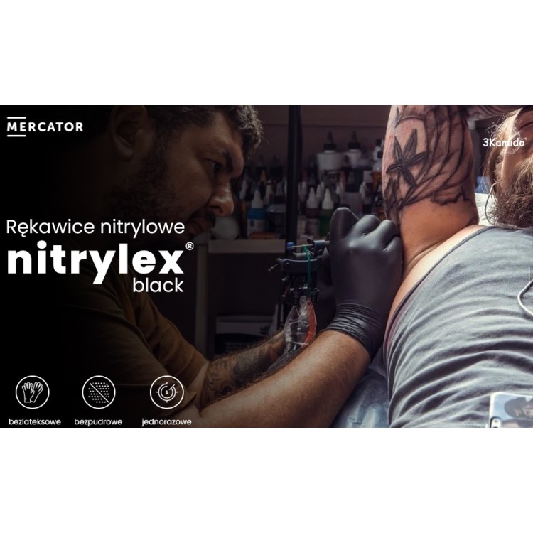 Amio - ΓΑΝΤΙΑ ΝΙΤΡΙΛΙΟΥ MERCATOR NITRYLEX BASIC ΣΕ ΜΑΥΡΟ ΧΡΩΜΑ SMALL (S) - 100 τεμ. (MER13229/AM) Amio - ΓΑΝΤΙΑ ΝΙΤΡΙΛΙΟΥ MERCATOR NITRYLEX BASIC ΣΕ ΜΑΥΡΟ ΧΡΩΜΑ SMALL (S) - 100 τεμ. (MER13229/AM)