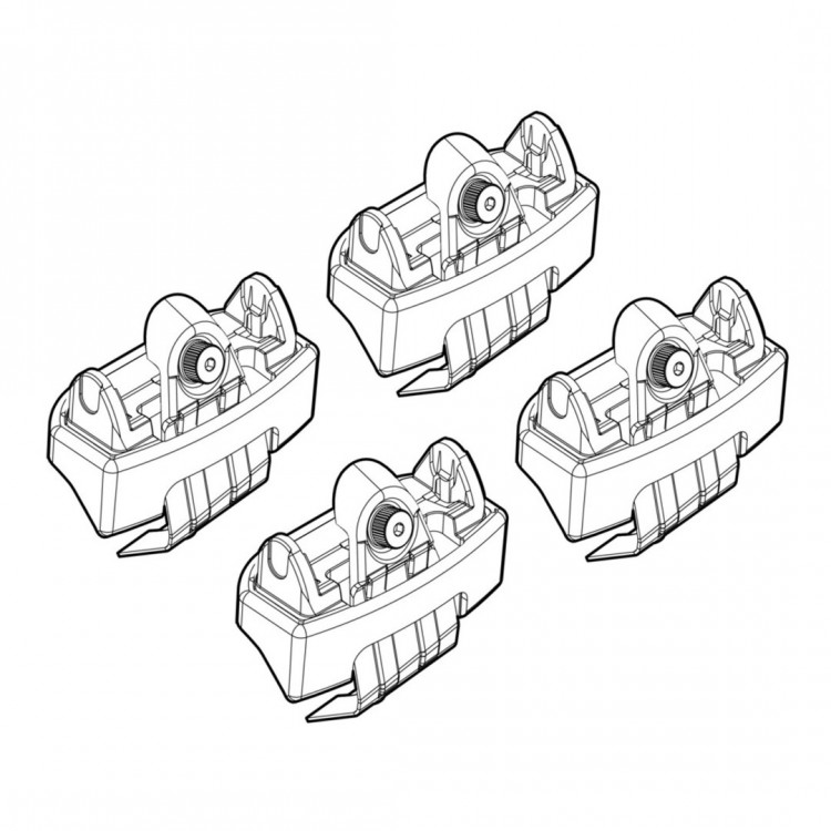 ΑΚΡΑ ΓΙΑ ΜΠΑΡΕΣ NORDRIVE ΓΙΑ FIAT 500 07/07+ KIT