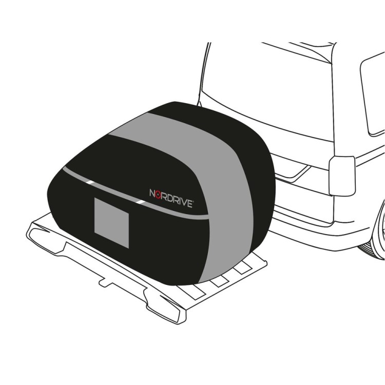 Nordrive - Κουκούλα/κάλυμμα για 3 ποδήλατα 190x50x130cm για βάση κοτσαδόρου Tow & Park Bike Cover - 1 τεμ. (L.N60058) Nordrive - Κουκούλα/κάλυμμα για 3 ποδήλατα 190x50x130cm για βάση κοτσαδόρου Tow & Park Bike Cover - 1 τεμ. (L.N60058)
