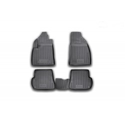 ΠΑΤΑΚΙΑ ΣΕ ΣΚΑΦΗ TPE ΛΑΣΤΙΧΟ ΓΙΑ FORD FIESTA 05/2002-08/2008 / FORD FUSION 2002-2012  ΣΕ ΜΑΥΡΟ ΧΡΩΜΑ NOVLINE - 4 ΤΕΜ.