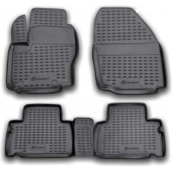 ΠΑΤΑΚΙΑ ΣΕ ΣΚΑΦΗ TPE ΛΑΣΤΙΧΟ ΓΙΑ FORD S-MAX 06/2006-2015  ΣΕ ΜΑΥΡΟ ΧΡΩΜΑ NOVLINE - 4 ΤΕΜ.