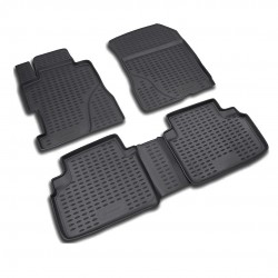 ΠΑΤΑΚΙΑ ΣΕ ΣΚΑΦΗ TPE ΛΑΣΤΙΧΟ ΓΙΑ HONDA CIVIC 4D 2006+  ΣΕ ΜΑΥΡΟ ΧΡΩΜΑ NOVLINE - 4 ΤΕΜ.
