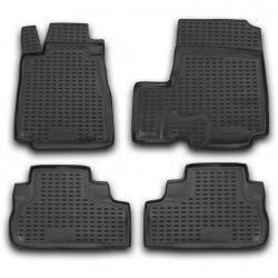 ΠΑΤΑΚΙΑ ΣΕ ΣΚΑΦΗ TPE ΛΑΣΤΙΧΟ ΓΙΑ HONDA CR-V 01/2007-2012  ΣΕ ΜΑΥΡΟ ΧΡΩΜΑ NOVLINE - 4 ΤΕΜ.