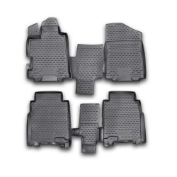 ΠΑΤΑΚΙΑ ΣΕ ΣΚΑΦΗ TPE ΛΑΣΤΙΧΟ ΓΙΑ HONDA FR-V 2004-2009  ΣΕ ΜΑΥΡΟ ΧΡΩΜΑ NOVLINE - 4 ΤΕΜ.