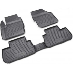 ΠΑΤΑΚΙΑ ΣΕ ΣΚΑΦΗ TPE ΛΑΣΤΙΧΟ ΓΙΑ LAND ROVER FREELANDER 2007-2013  ΣΕ ΜΑΥΡΟ ΧΡΩΜΑ NOVLINE - 4 ΤΕΜ.