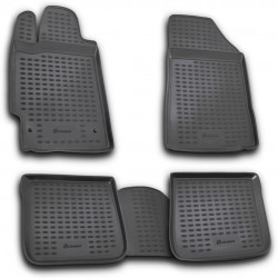 ΠΑΤΑΚΙΑ ΣΕ ΣΚΑΦΗ TPE ΛΑΣΤΙΧΟ ΓΙΑ TOYOTA CAMRY 07/2006-2011  ΣΕ ΑΝΘΡΑΚΙ ΣΚΟΥΡΟ ΓΚΡΙ ΧΡΩΜΑ NOVLINE - 4 ΤΕΜ.