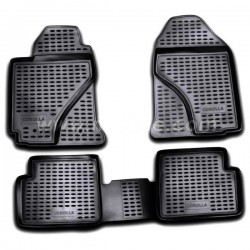ΠΑΤΑΚΙΑ ΣΕ ΣΚΑΦΗ TPE ΛΑΣΤΙΧΟ ΓΙΑ TOYOTA COROLLA 2002-2007  ΣΕ ΜΑΥΡΟ ΧΡΩΜΑ NOVLINE - 4 ΤΕΜ.