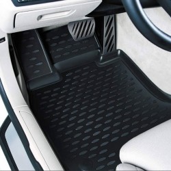 ΠΑΤΑΚΙΑ ΣΕ ΣΚΑΦΗ TPE ΛΑΣΤΙΧΟ ΓΙΑ HONDA JAZZ 5D 2002-2008   ΣΕ ΜΑΥΡΟ ΧΡΩΜΑ NOVLINE - 4 ΤΕΜ.