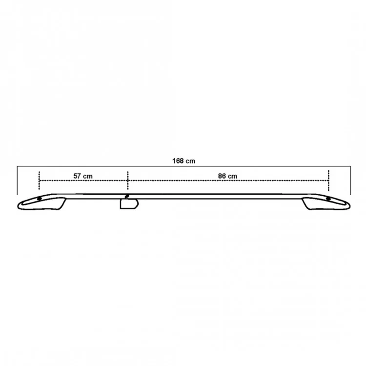 ΜΠΑΡΕΣ ΟΡΟΦΗΣ ΓΙΑ MERCEDES CITAN ELEGANCE W415 2013+ ΚΟΝΤΟ / RENAULT KANGOO 2008-2021 ΠΑΡΑΛΛΗΛΕΣ ΑΛΟΥΜΙΝΙΟΥ ΑΣΗΜΙ