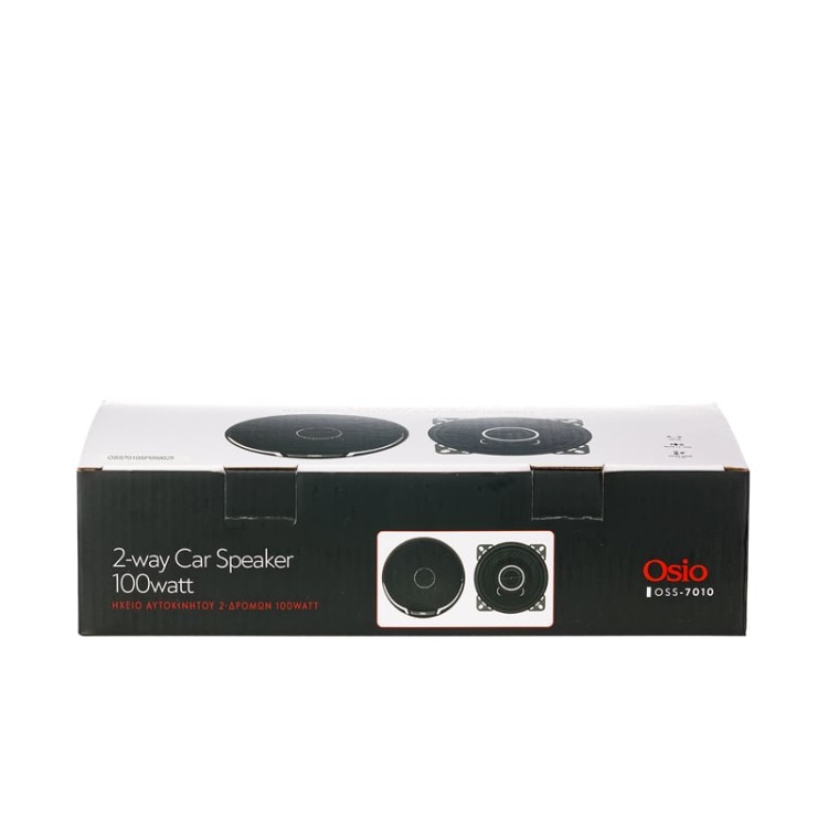 ΗΧΕΙΑ 2 ΔΡΟΜΩΝ 4inc 100mm ΣΤΡΟΓΓΥΛΑ 100W 86dB OSIO - 2 ΤΕΜ. ΗΧΕΙΑ 2 ΔΡΟΜΩΝ 4inc 100mm ΣΤΡΟΓΓΥΛΑ 100W 86dB OSIO - 2 ΤΕΜ.