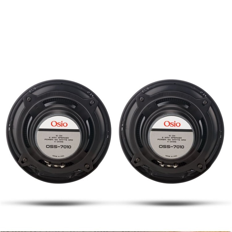 ΗΧΕΙΑ 2 ΔΡΟΜΩΝ 4inc 100mm ΣΤΡΟΓΓΥΛΑ 100W 86dB OSIO - 2 ΤΕΜ. ΗΧΕΙΑ 2 ΔΡΟΜΩΝ 4inc 100mm ΣΤΡΟΓΓΥΛΑ 100W 86dB OSIO - 2 ΤΕΜ.