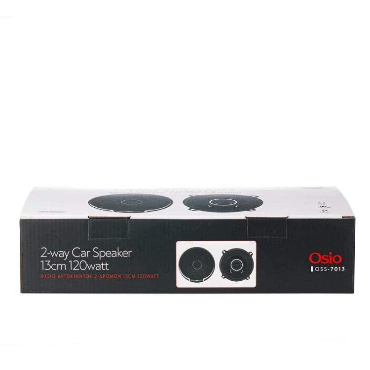 ΗΧΕΙΑ 2 ΔΡΟΜΩΝ 5,25inc 130mm ΣΤΡΟΓΓΥΛΑ 120W 86dB OSIO - 2 ΤΕΜ. ΗΧΕΙΑ 2 ΔΡΟΜΩΝ 5,25inc 130mm ΣΤΡΟΓΓΥΛΑ 120W 86dB OSIO - 2 ΤΕΜ.