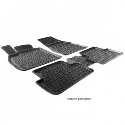 ΠΑΤΑΚΙΑ ΜΑΡΚΕ ΓΙΑ HONDA CIVIC VIII 4D SEDAN 2006-2012 ΛΑΣΤΙΧΟ ΣΚΑΦΑΚΙΑ ΜΑΥΡA PERFLEX -4 ΤΕΜ.
