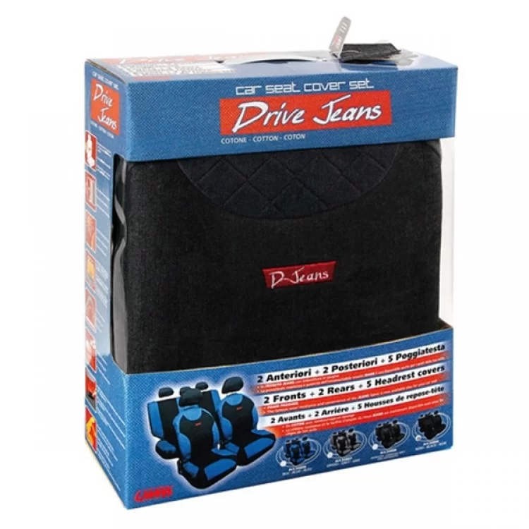 ΚΑΛΥΜΜΑΤΑ ΚΑΘΙΣΜΑΤΩΝ"DRIVE-JEANS" ΣΕΤ - ΜΑΥΡ ΚΑΛΥΜΜΑΤΑ ΚΑΘΙΣΜΑΤΩΝ"DRIVE-JEANS" ΣΕΤ - ΜΑΥΡ