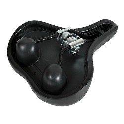 Σέλα ποδηλάτου με σφιγκτήρα (255x205mm /600gr) μαύρη SL-2 Selle/Saddles