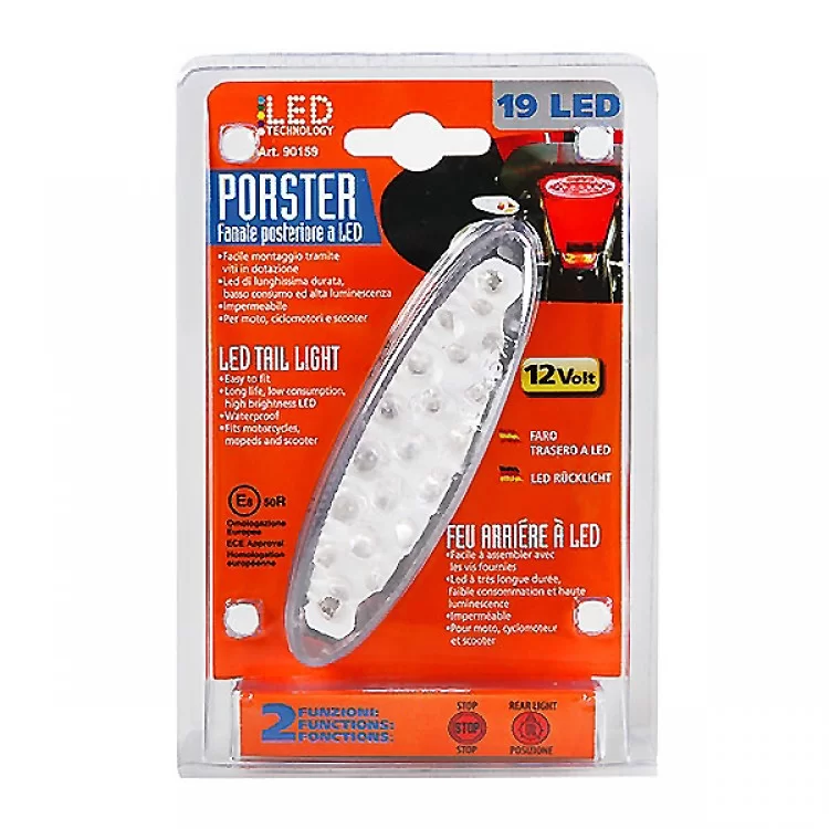 ΦΑΝΑΡΙ ΠΙΣΩ ΜΗΧΑΝΗΣ PORSTER 12V 19LED 2 ΧΡΗΣΕΩΝ (ΦΩΣ ΘΕΣΕΩΣ/STOP) -1ΤΕΜ. ΦΑΝΑΡΙ ΠΙΣΩ ΜΗΧΑΝΗΣ PORSTER 12V 19LED 2 ΧΡΗΣΕΩΝ (ΦΩΣ ΘΕΣΕΩΣ/STOP) -1ΤΕΜ.