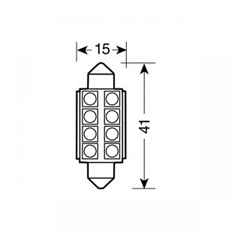 ΛΑΜΠΑΚΙ ΠΛΑΦΟΝΙΕΡΑΣ 15x41mm HYPER-LED 24 ΛΑΜΠΑΚΙ ΠΛΑΦΟΝΙΕΡΑΣ 15x41mm HYPER-LED 24