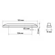 ΦΩΣ ΦΟΡΤΗΓΟΥ 12LED ΛΕΥΚΟ 24V 155mm ΦΩΣ ΦΟΡΤΗΓΟΥ 12LED ΛΕΥΚΟ 24V 155mm