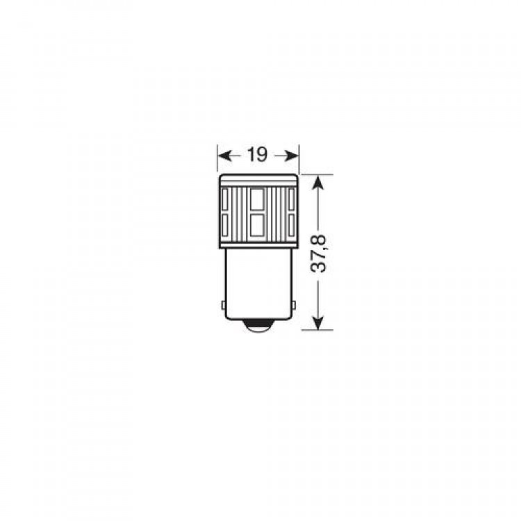 ΛΑΜΠΑΚΙ P21W 10-30V MEGA LED 17 ΛΑΜΠΑΚΙ P21W 10-30V MEGA LED 17